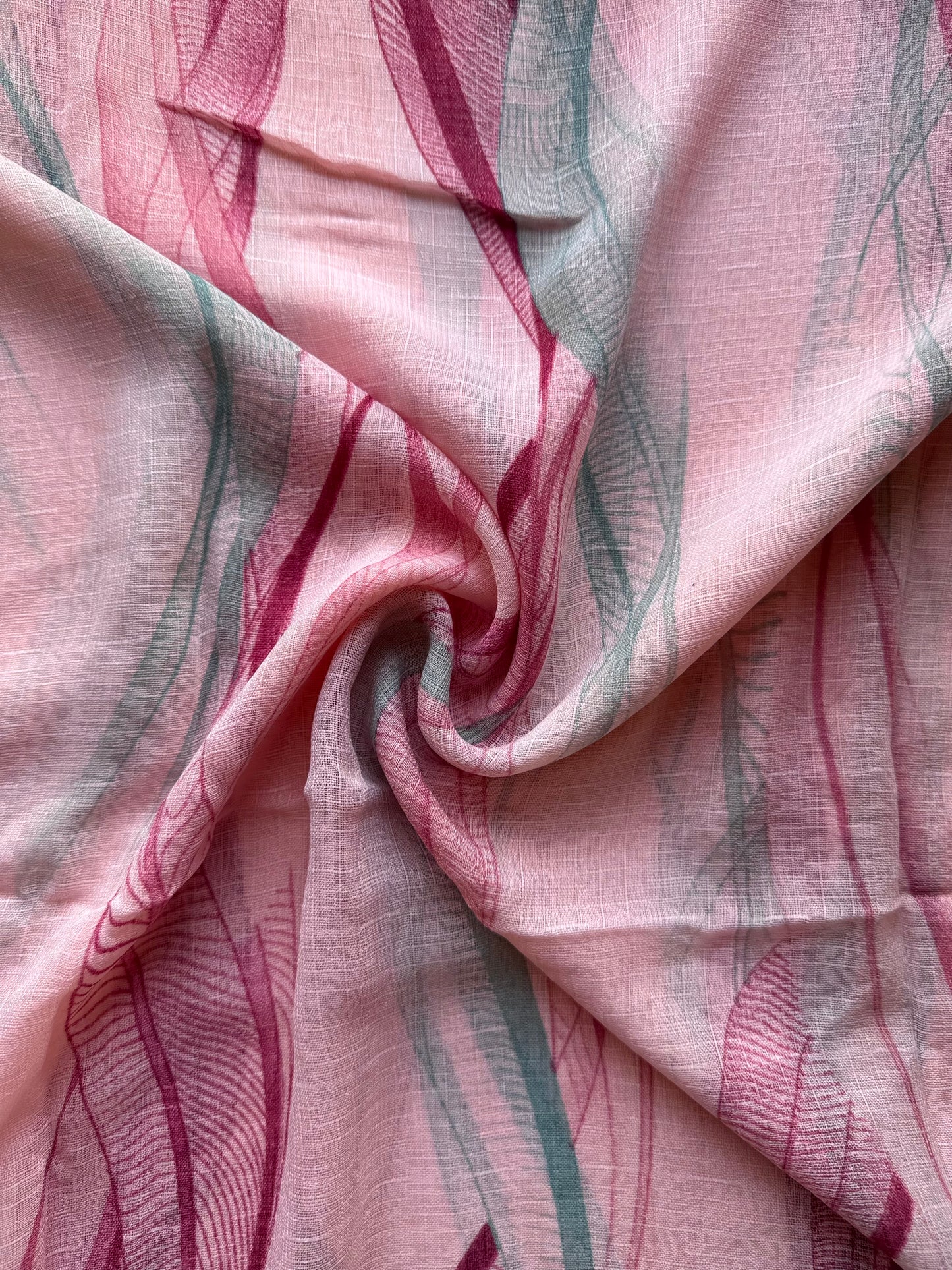 Pink Leafy Lawn