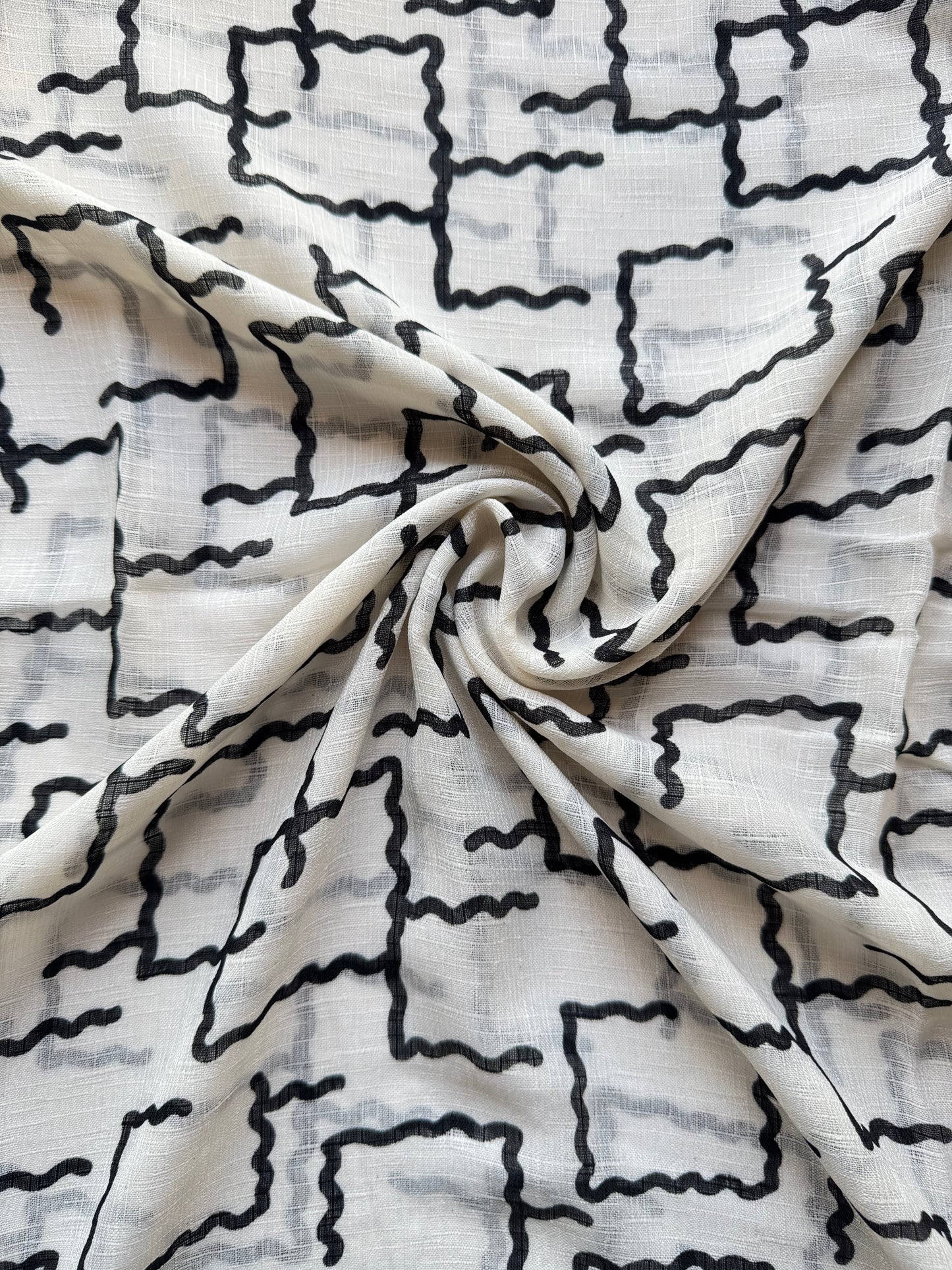 White Black Matrix Lawn