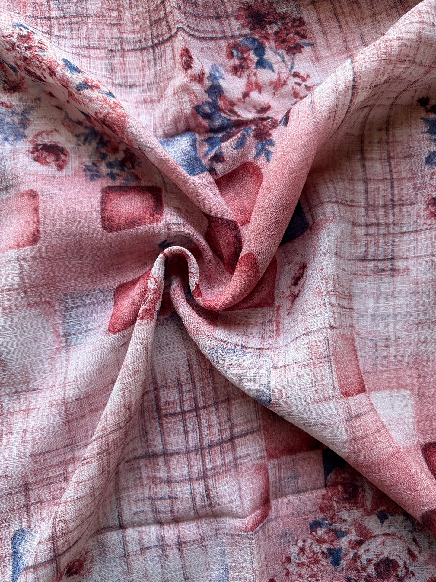 Pink Grid Lawn