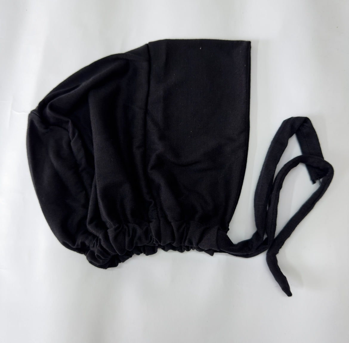 Black Full Coverage Cap