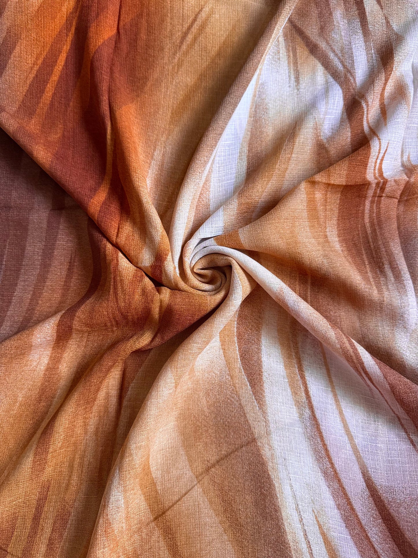 Brown Stroke Print Lawn