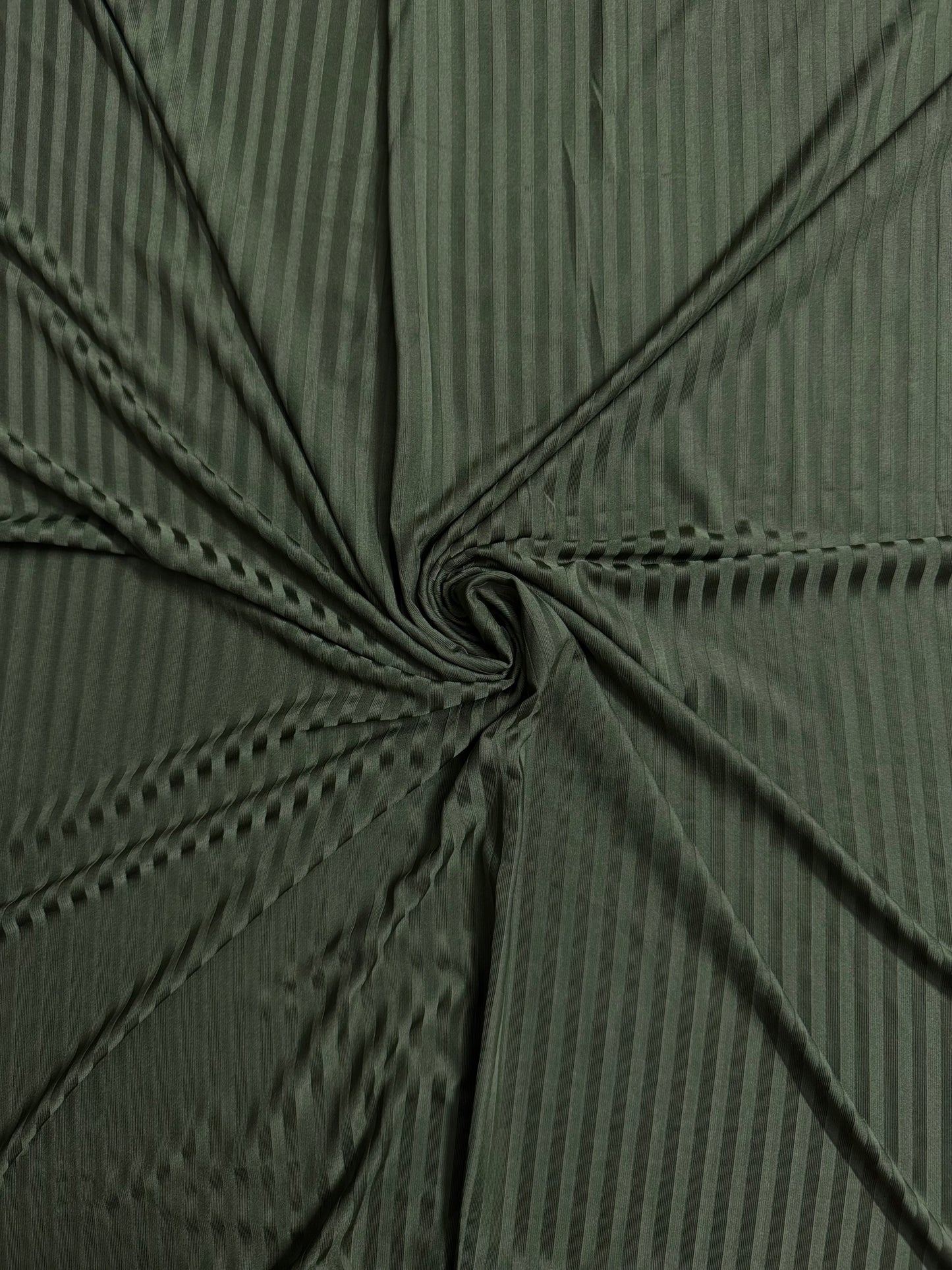 Olive Wide Ribbed Jersey