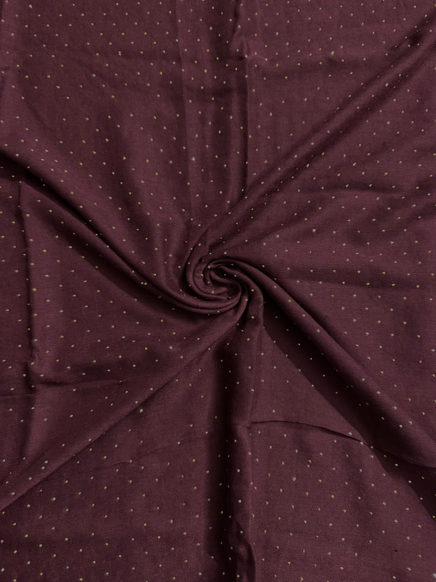 Maroon Studded Lawn