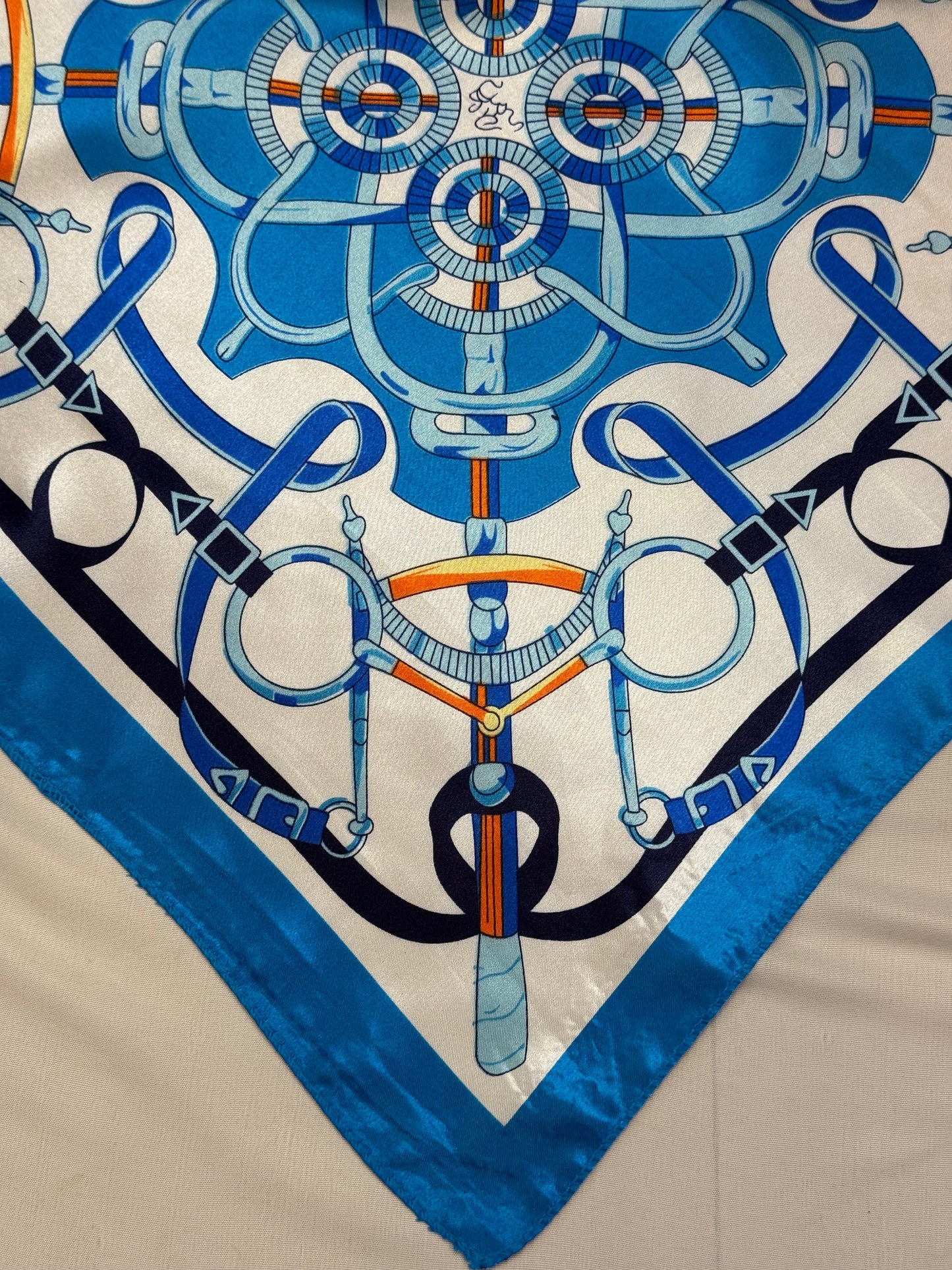 Light Blue Straps Bandana