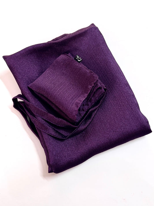 Purple Shimmer Hijab-Niqab Set