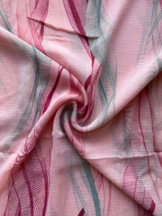 Pink Leafy Lawn