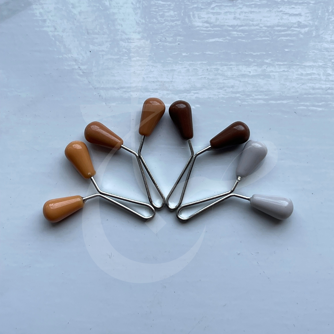 Pack of 4 Cone Pearl Pins