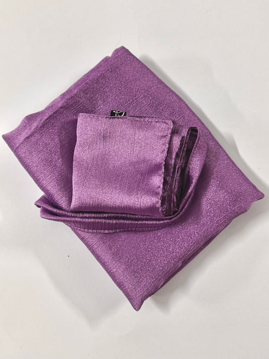 Orchid Shimmer Hijab-Niqab Set