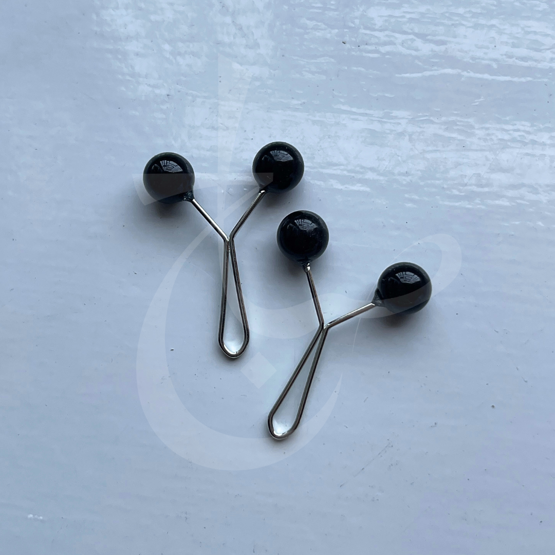 Pack of 2 Wide Pearl Pins