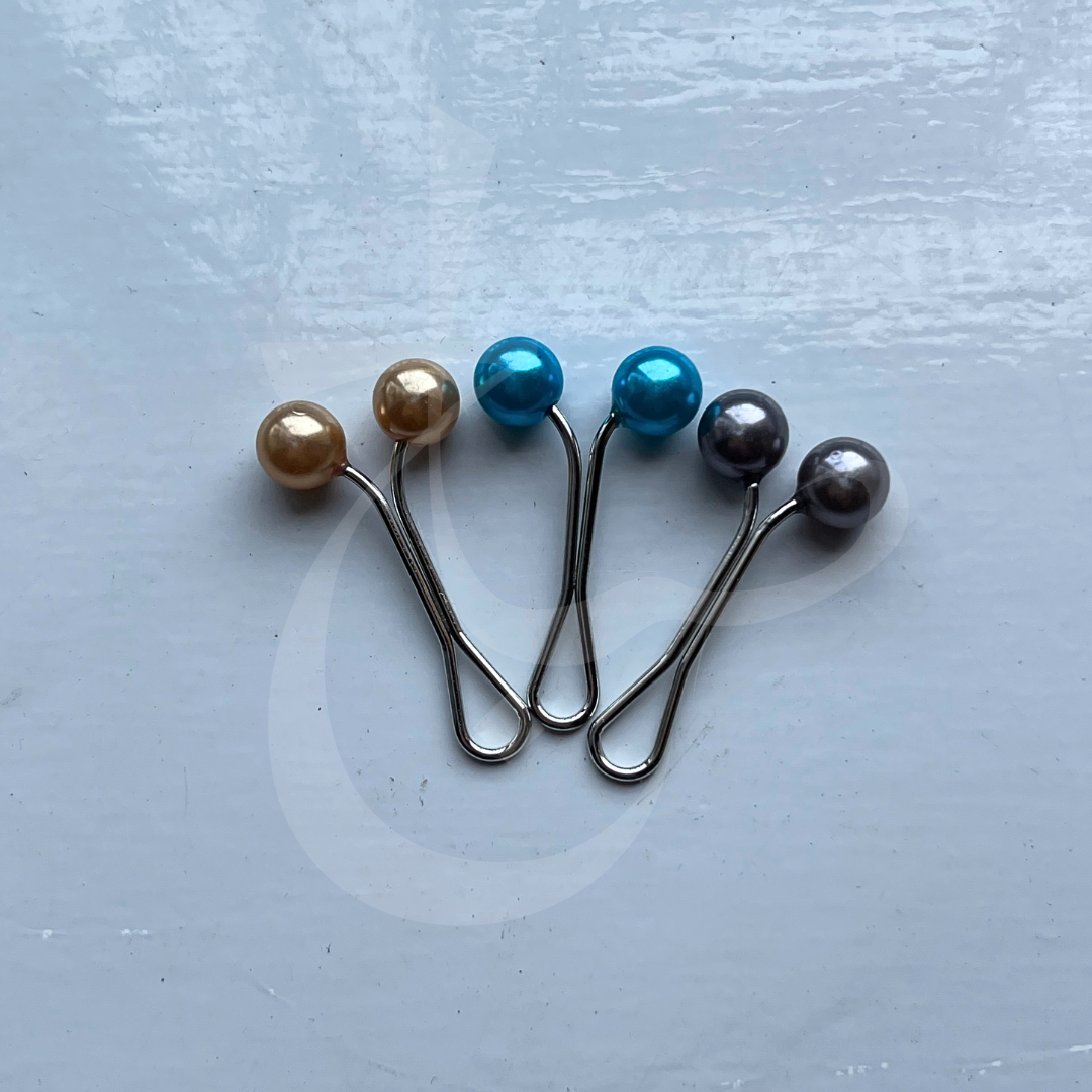 Pack of 3 Pearl Pins