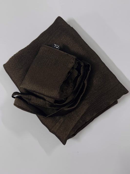 Soot Shimmer Hijab-Niqab Set