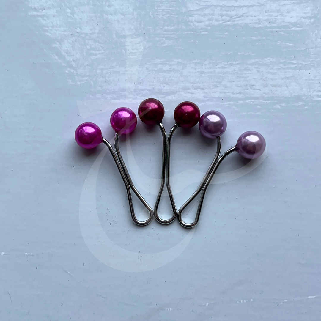 Pack of 3 Pearl Pins