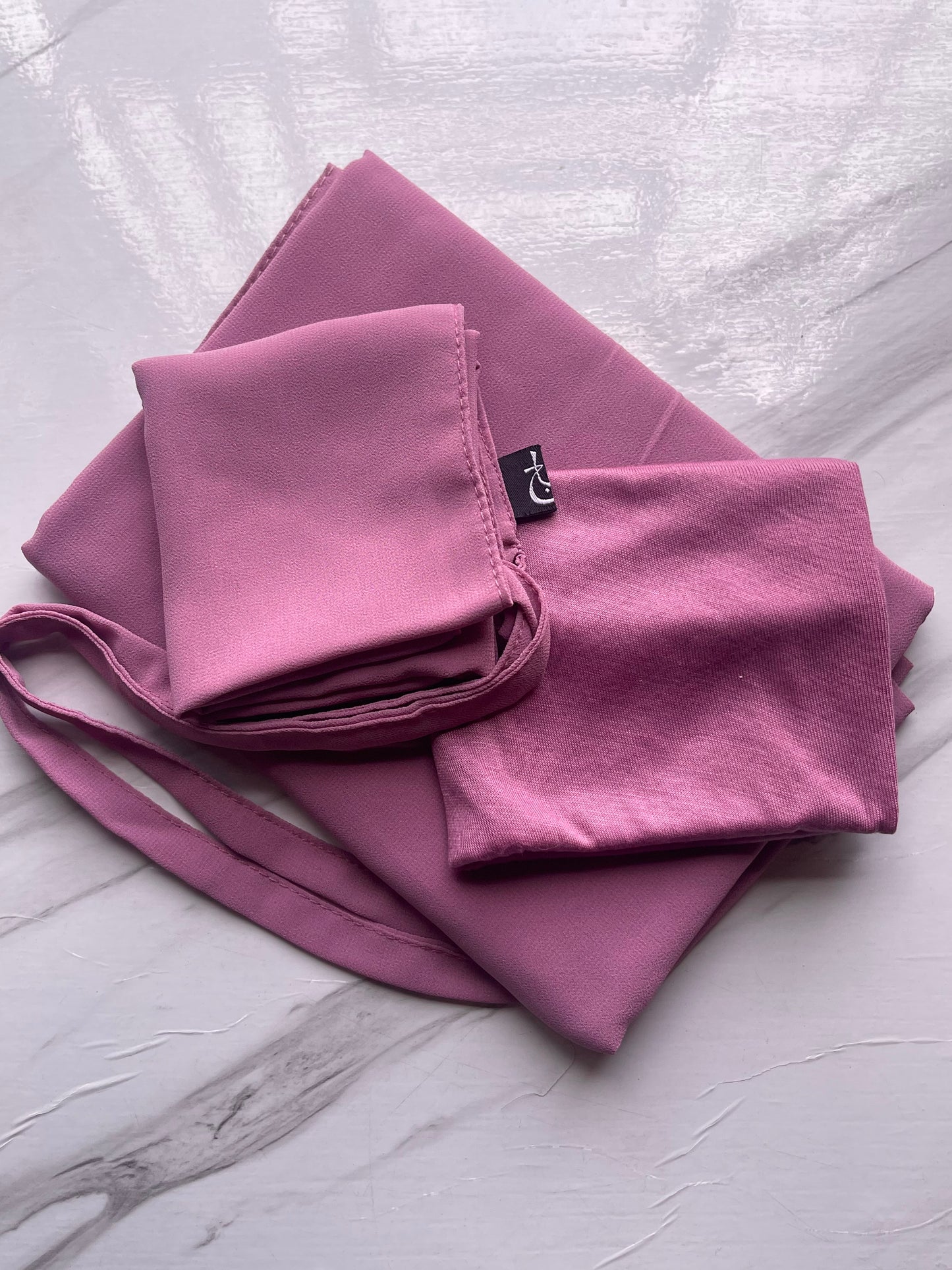 Bubblegum Hijab-Niqab-Cap Set