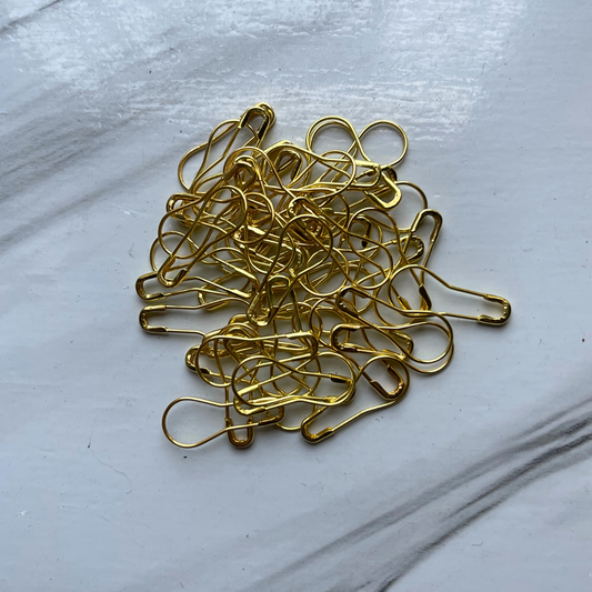 Gold No Snag Pins Pack (50)