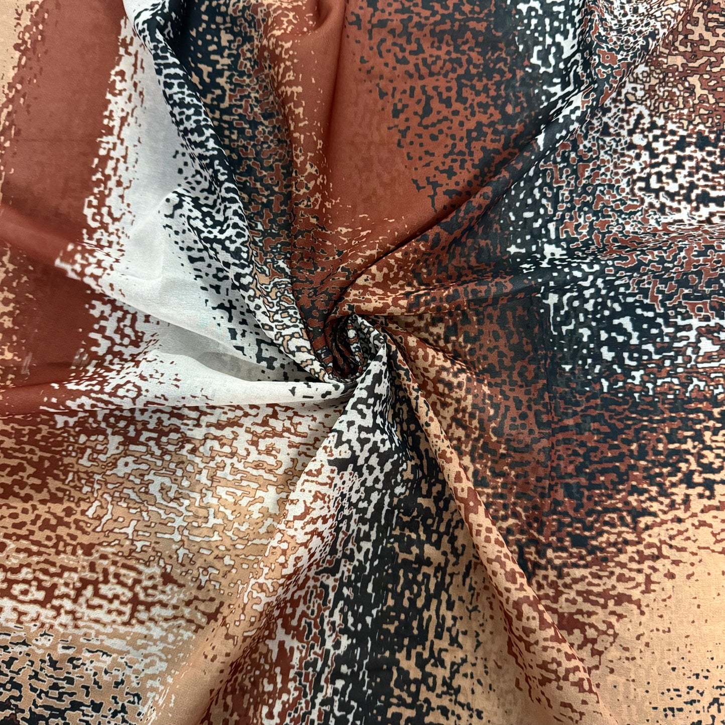 Bronze Grain Georgette