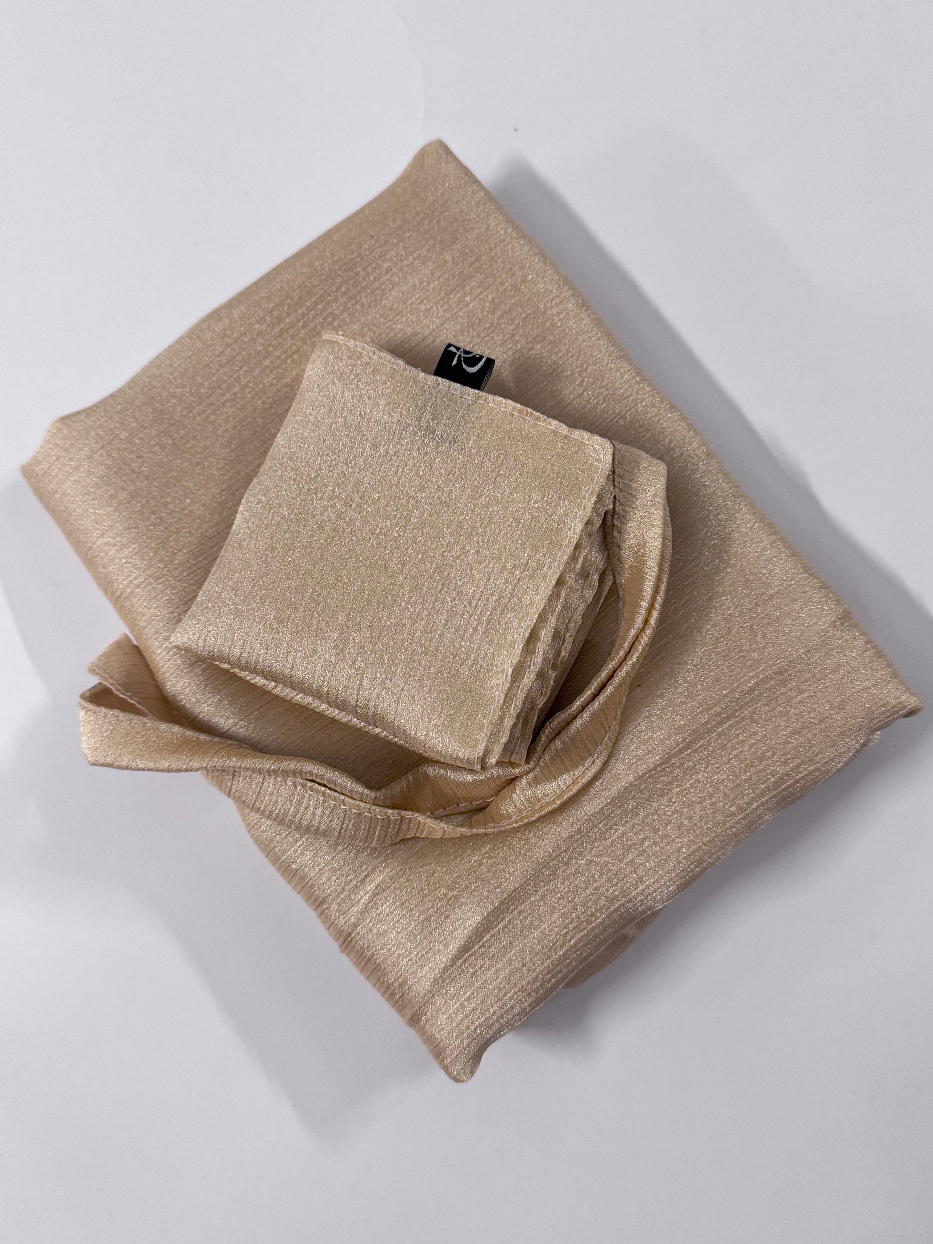 Rice Shimmer Hijab-Niqab Set – Sabahh