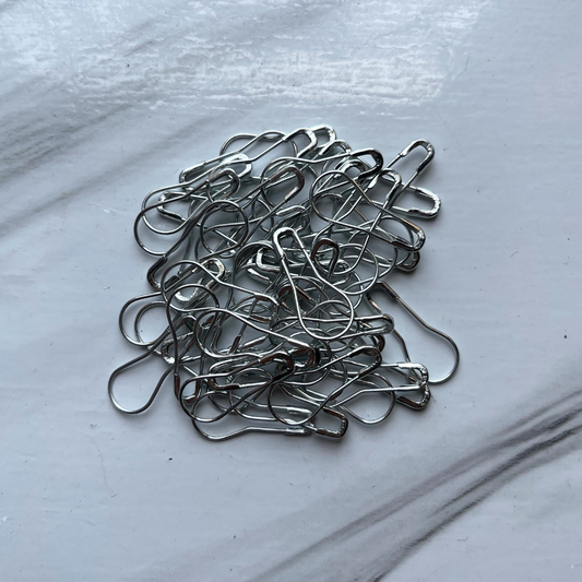 Silver No Snag Pins Pack (50)