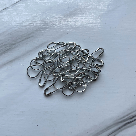 Silver No Snag Pins Pack (25)