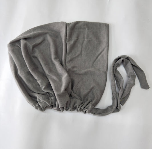 Grey Full Coverage Cap
