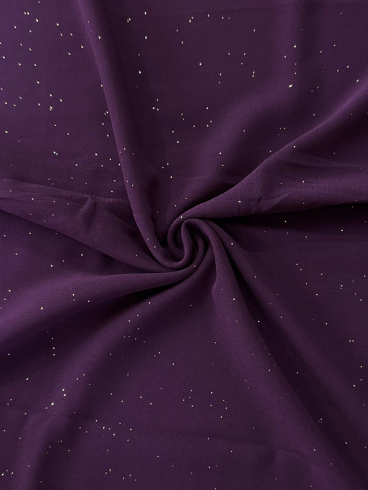 Purple Dust Georgette