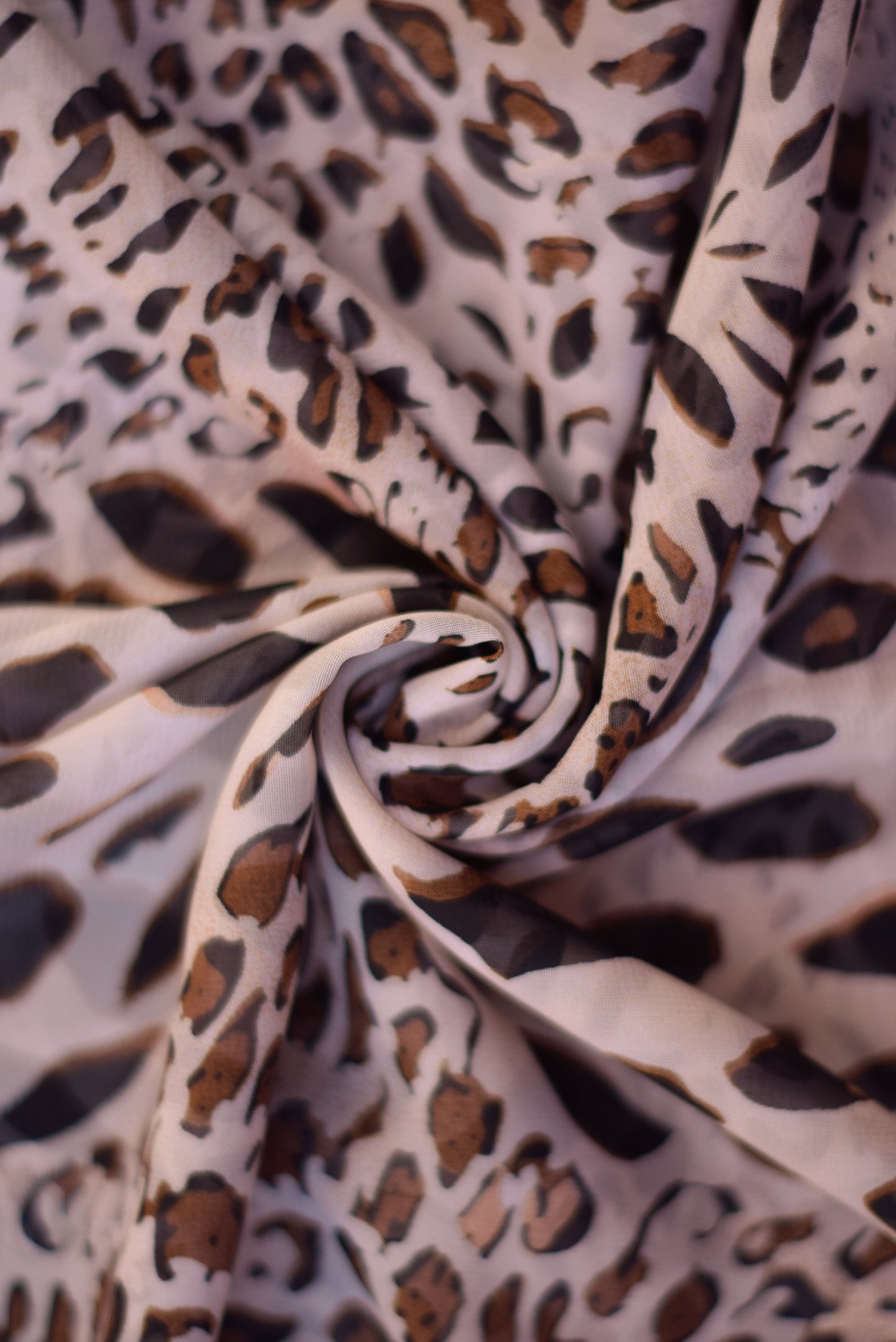 Cheetah Skin Georgette