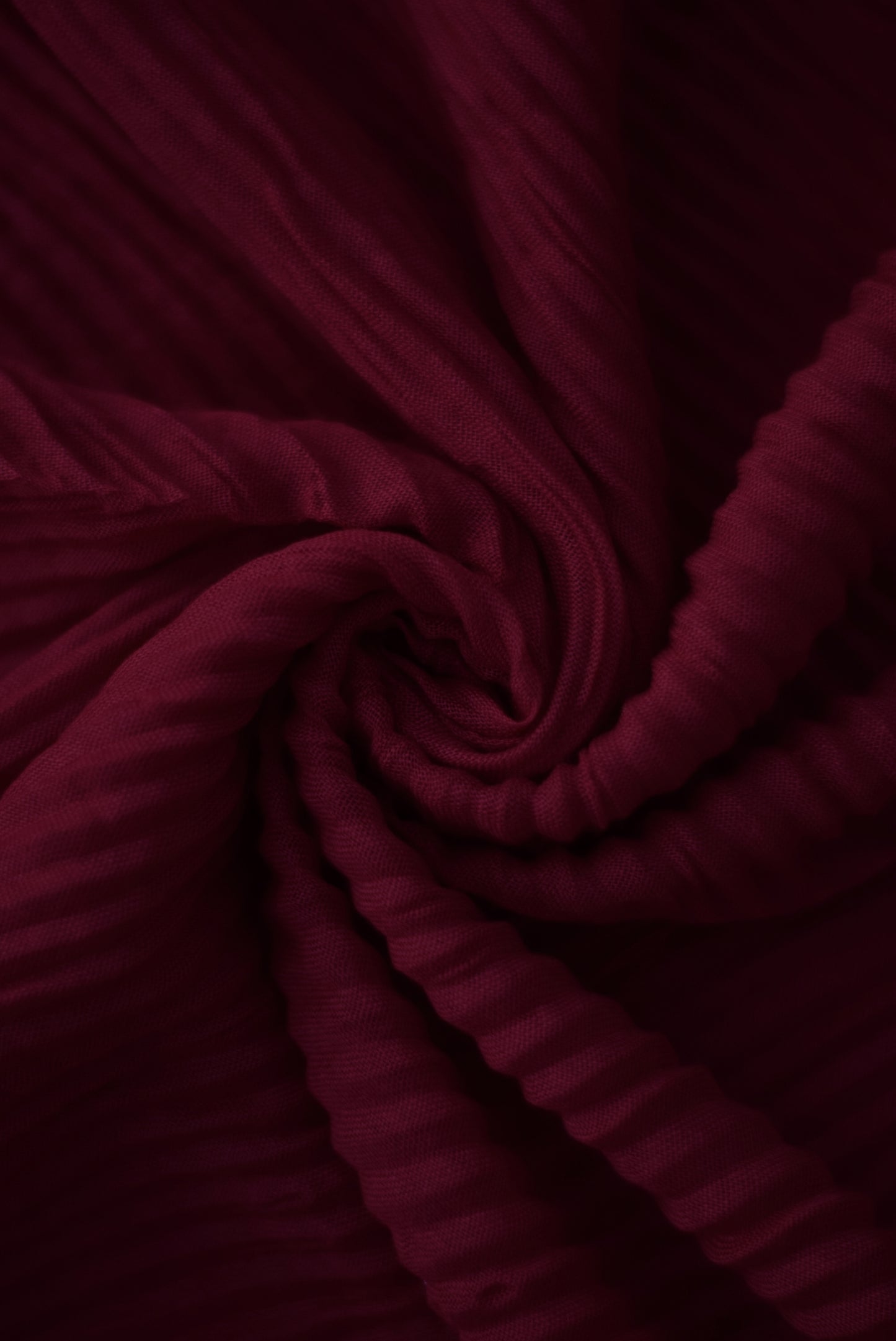 Deep Red Crinkle