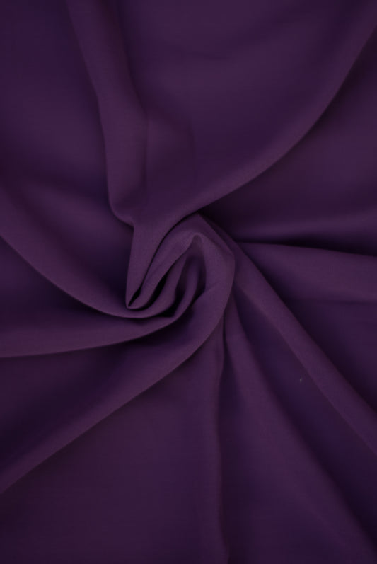 Dull Purple Georgette