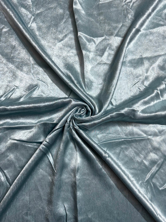 Ice Blue Texture Silk