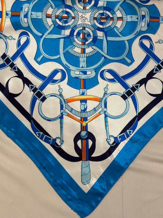 Light Blue Straps Bandana