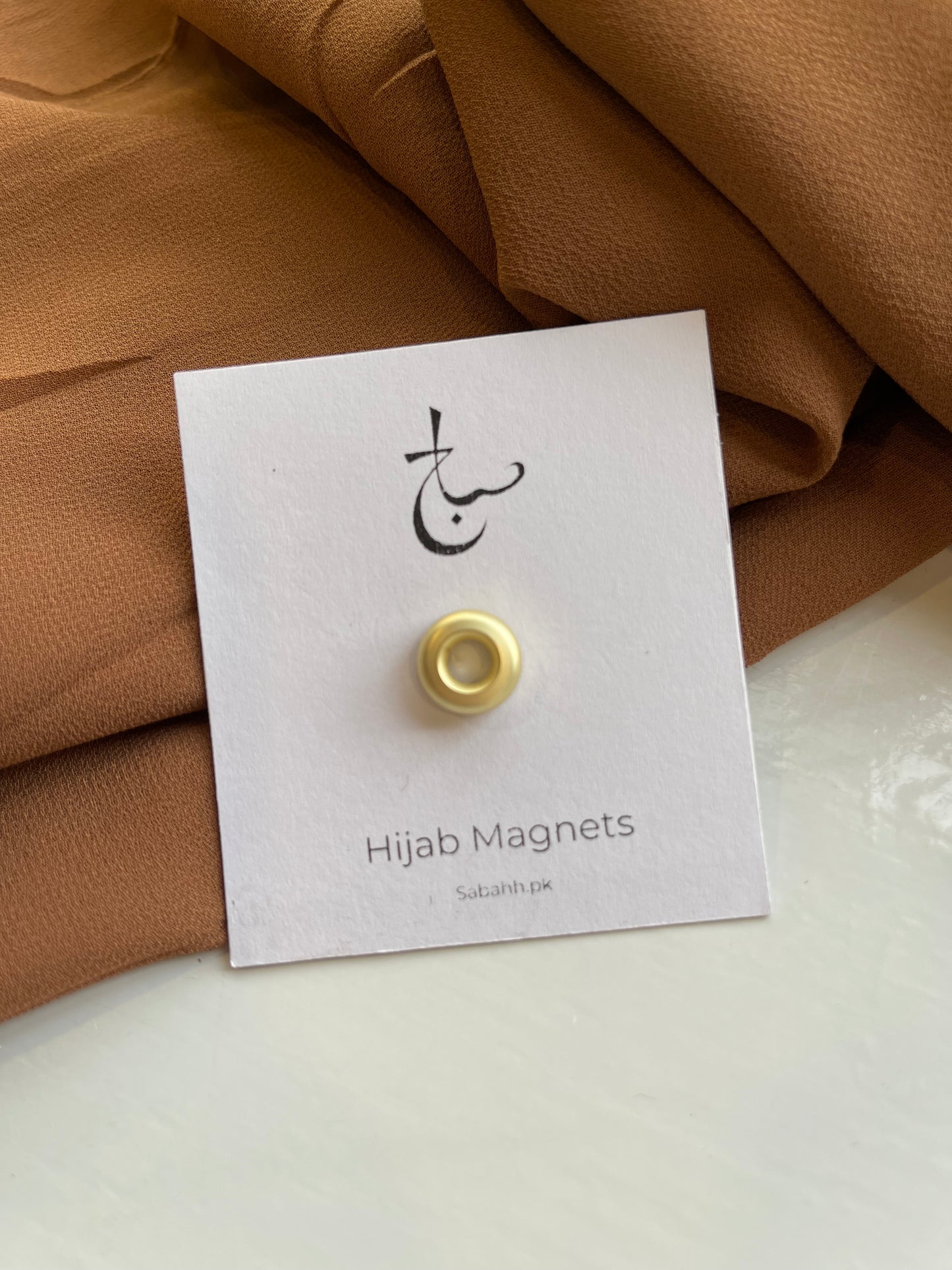 Light Gold Donut Magnet (Matt)