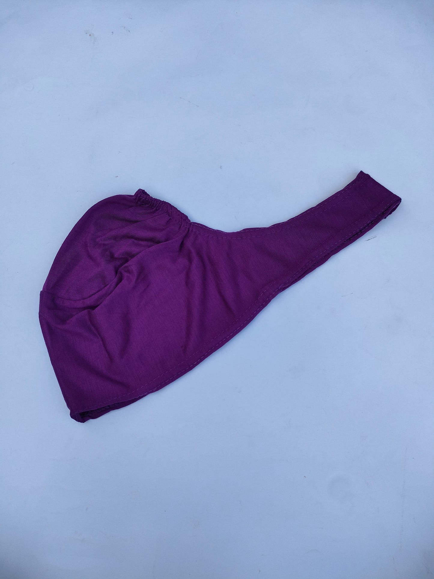 Purple Tie-Back Cap