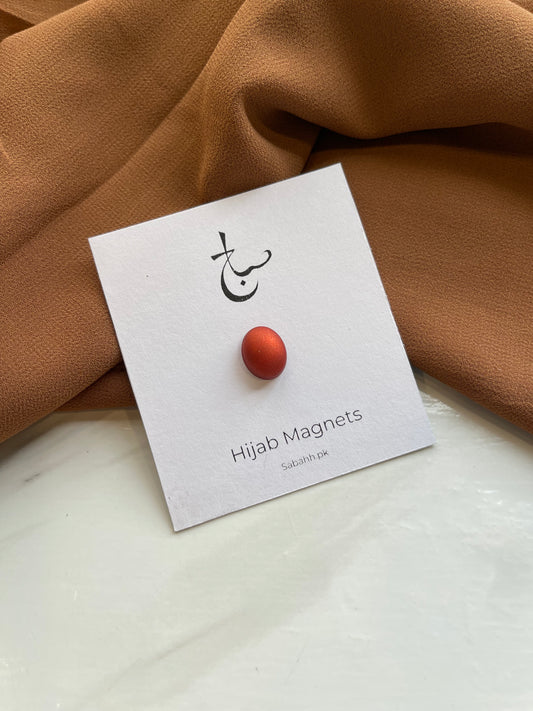 Red Egg Magnet (Metallic)