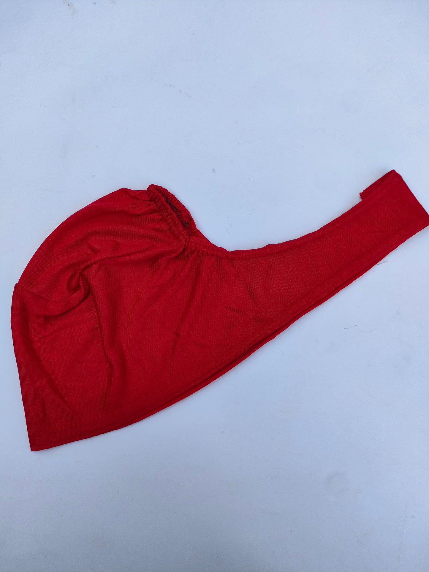 Red Tie-Back Cap